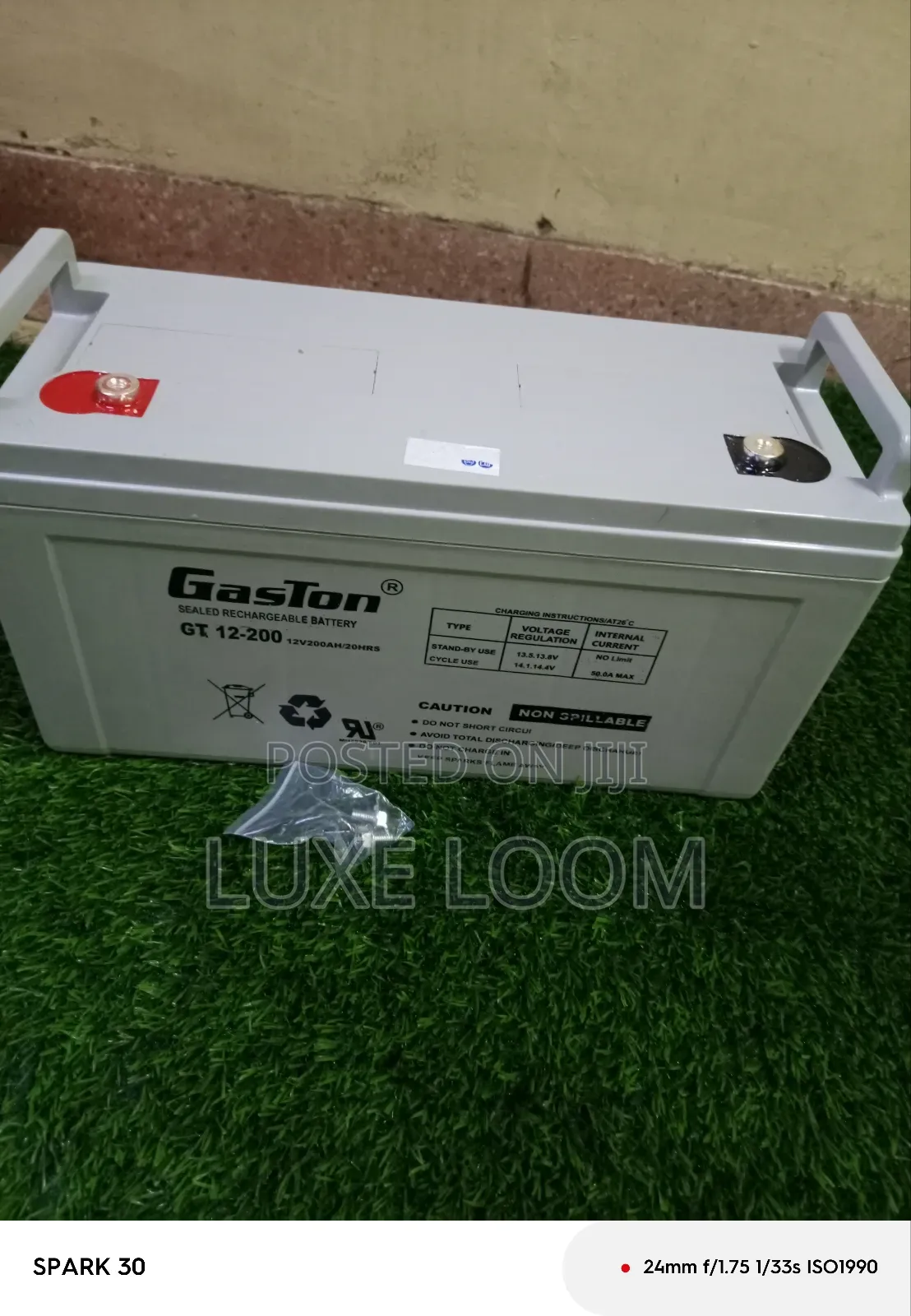 Rechargeable Solar Bettery/Gaston Solar Bettery