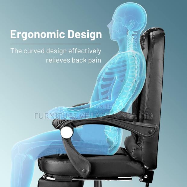 Office Seats; Managerial Executive Chair With Foot Rest - thumbnail 6