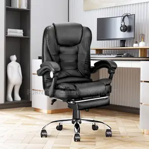 Office Seats; Managerial Executive Chair With Foot Rest