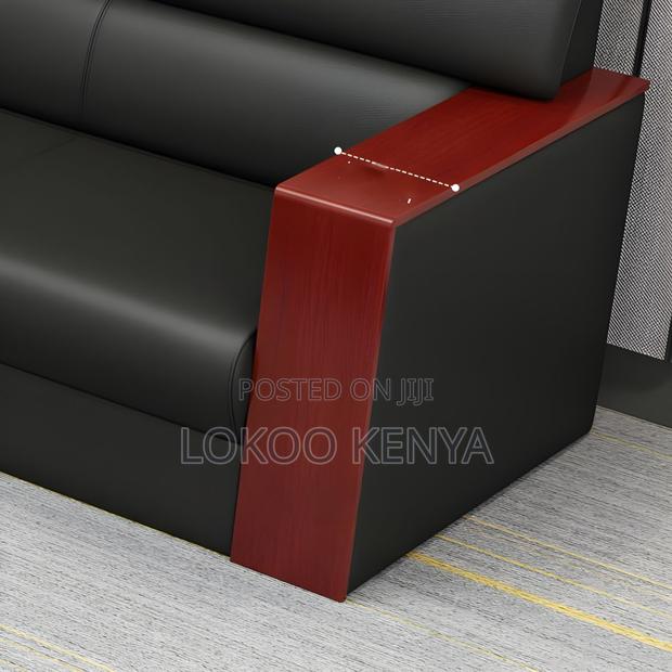 Sofas:5-Seater Pu Leather Executive Reception Office Sofa - thumbnail 7