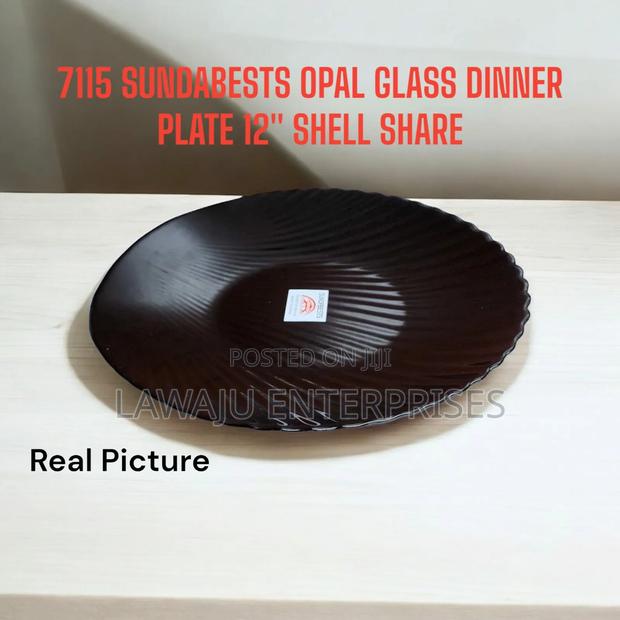 6pcs Sundabest Black Shell Dinner Plate - main view