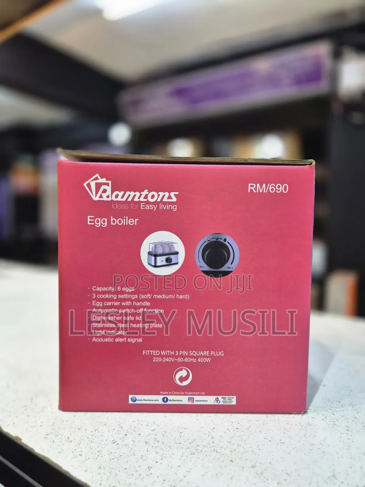 Ramtons Egg Boiler- Rm/690