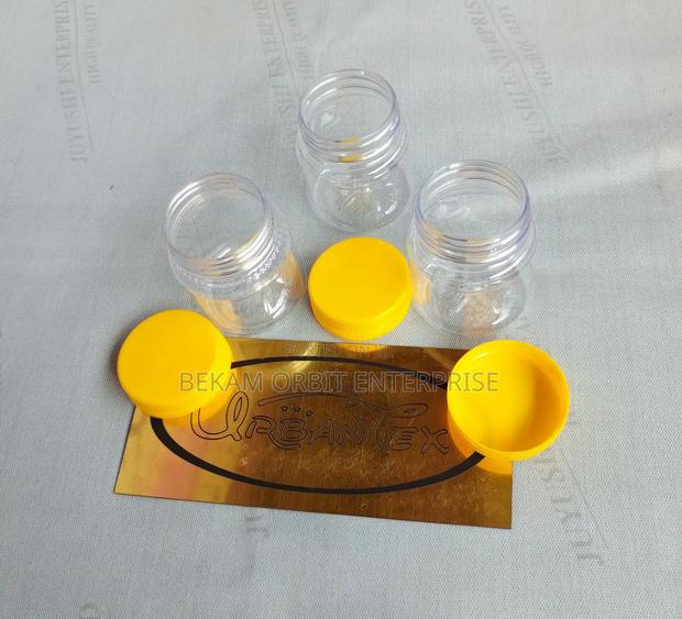 250gm Clear Honey Plastic Jars - main view