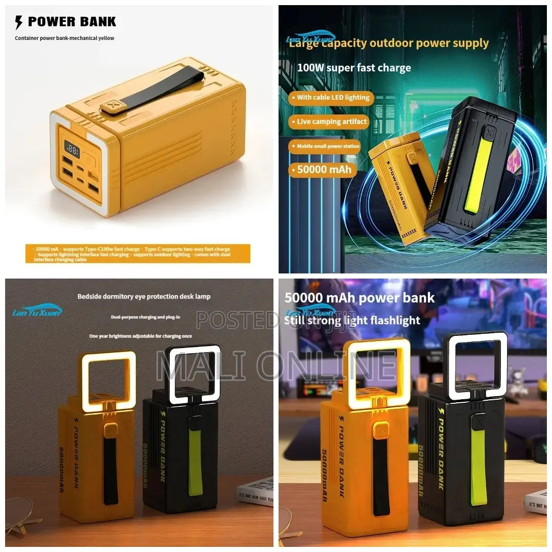 Super Fast Charging PD 100W 50,000mah Power Bank