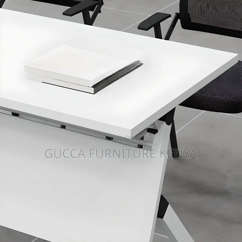 Office Table:Compact Foldable Study Table With Caster Wheels