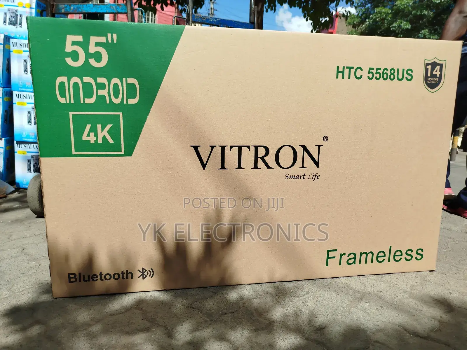 Vitron 55 Inch Uhd Smart Android Tv 14 Months Warranty