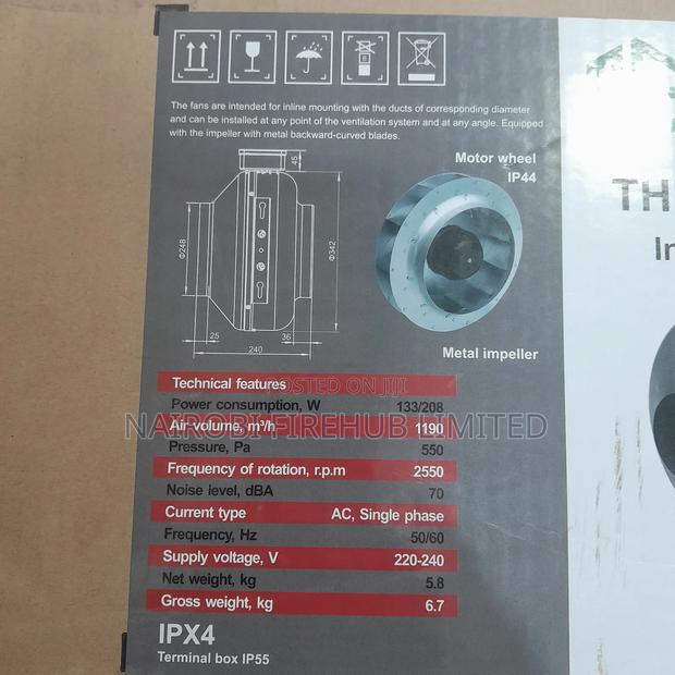 Inline Duct Fan 10 Inch/ 250 Mm - thumbnail 2