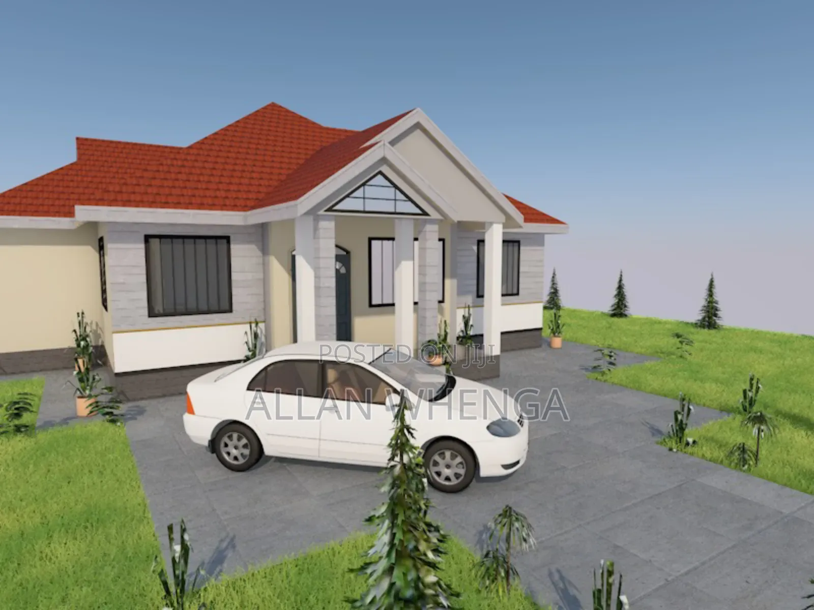 Three Bedroom Architectural Design