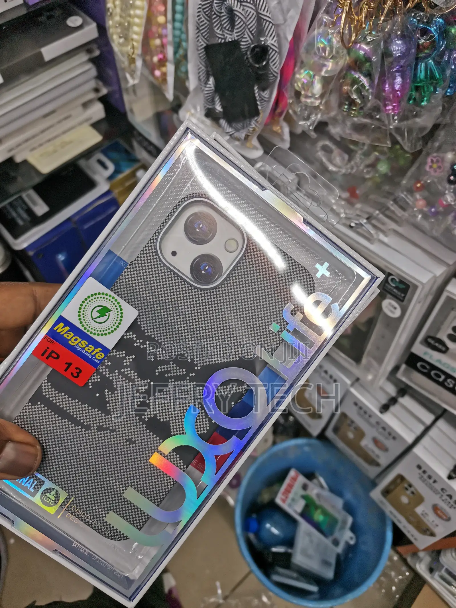 Carbon Fiber Pattern Phone Cases for iPhone 13