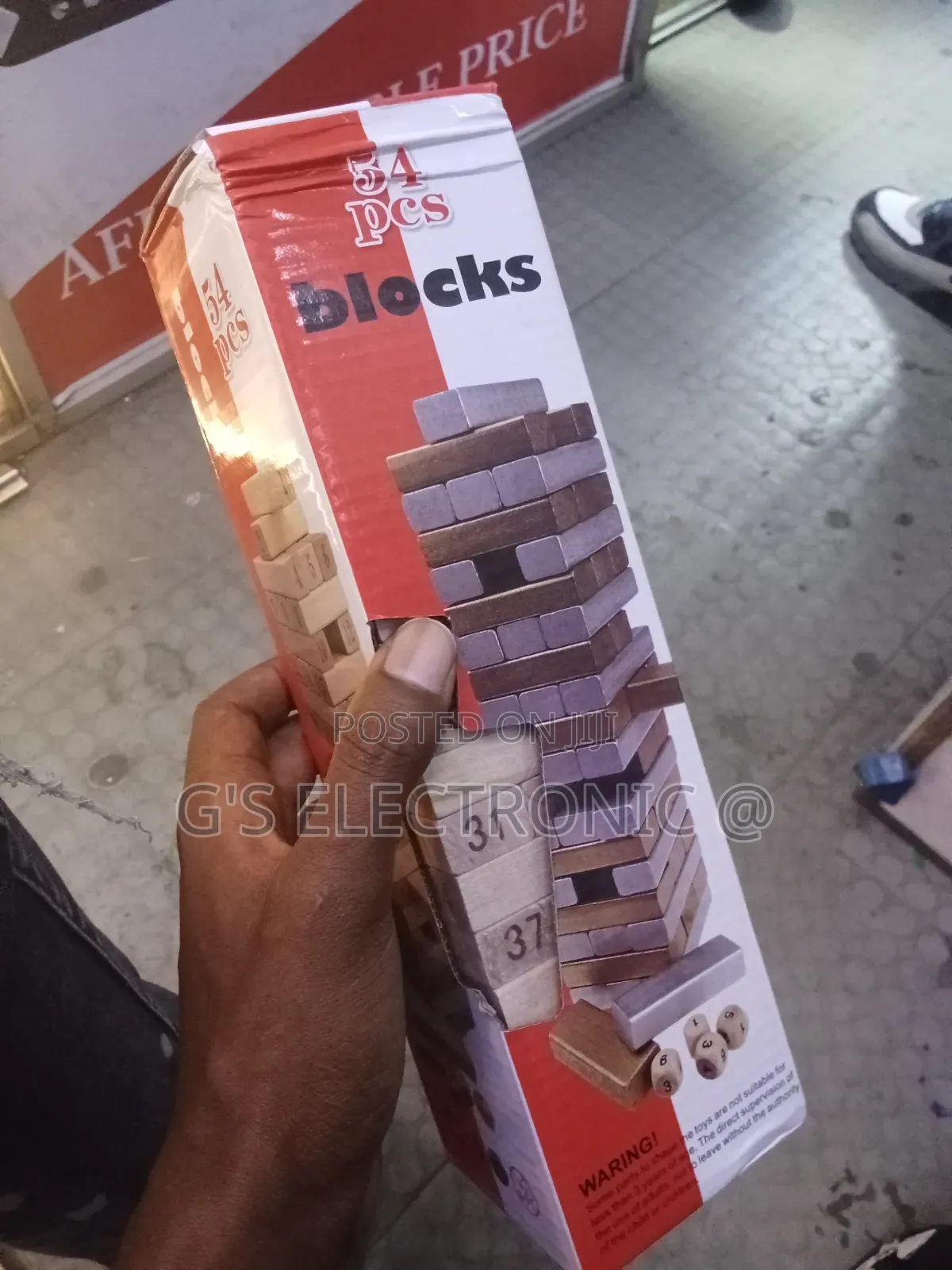 Jenga Blocks 54 Pieces