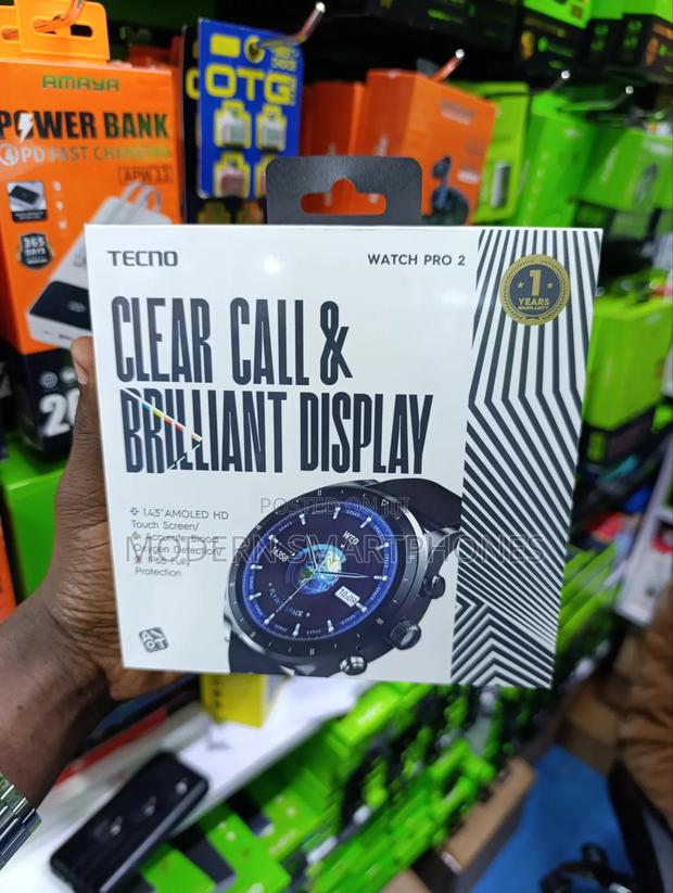 Tecno Watch Pro 2 Smart Watch Wireless Call Amoled Display - main view