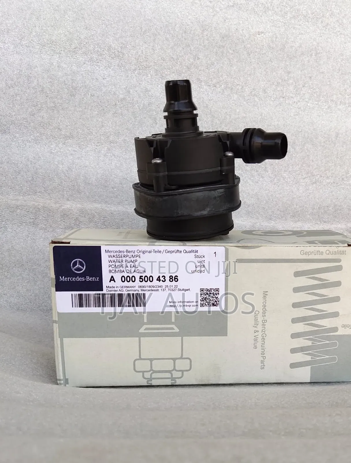 A 0005004386 Auxiliary Water Pump for MERCEDES GLA GLC GLE
