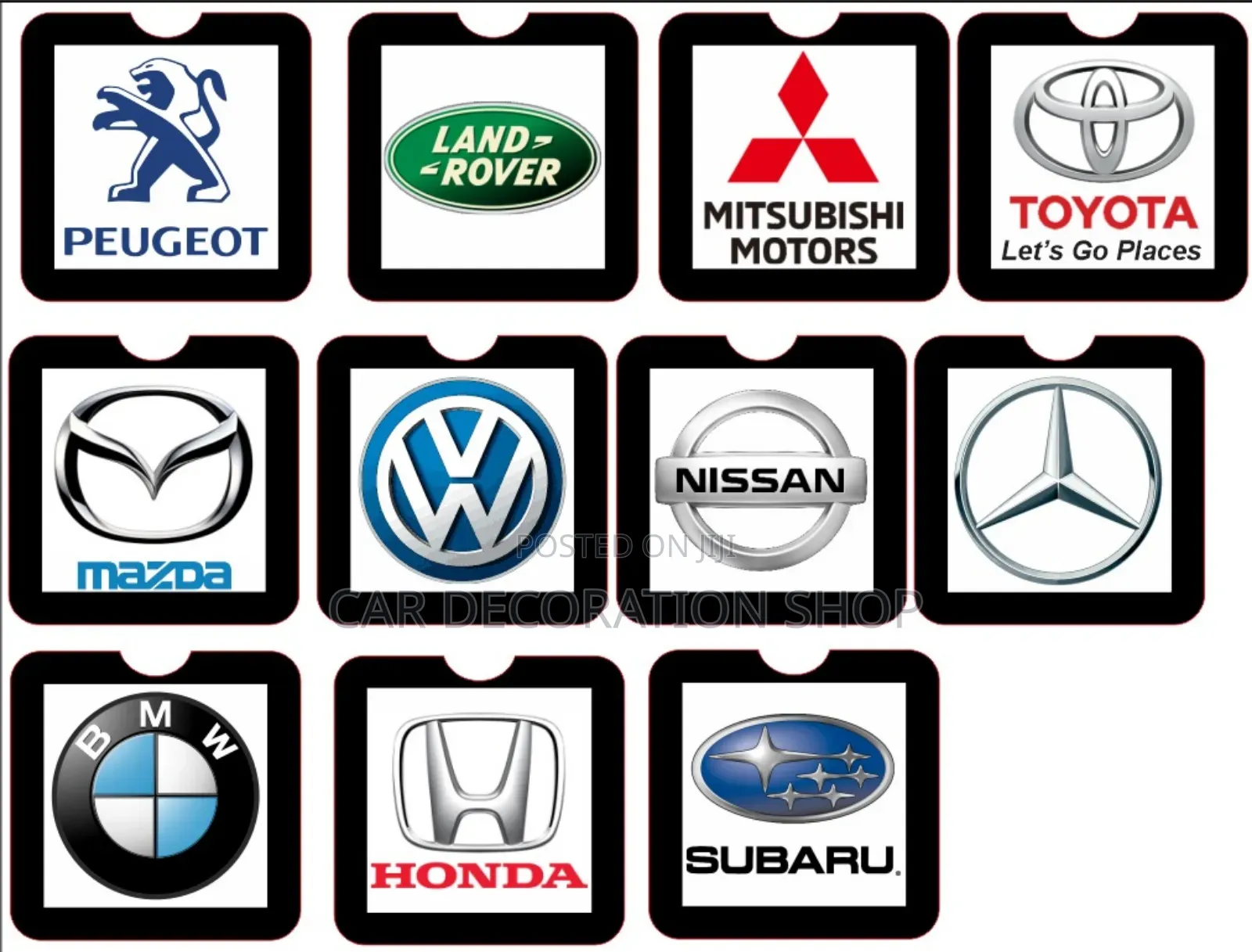 All Vehicles Digital Windscreen Insurance Black Pockets