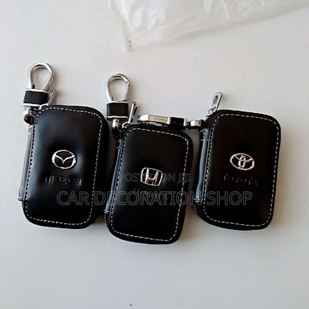 Mazda,Honda, Toyota,Subaru,Nissan Leather Key Alarm Pockets