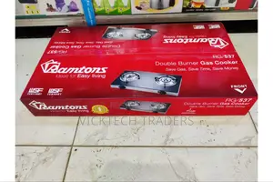 Ramtons 2burner Gas Cooker Ceramic Top