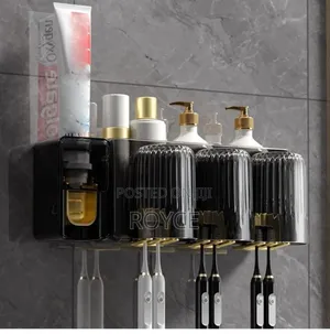 Acrylic Inverted Tooth Paste / Brush Holder