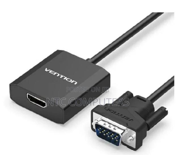 Vention VGA to HDMI Converter With Female Micro USB and Audi