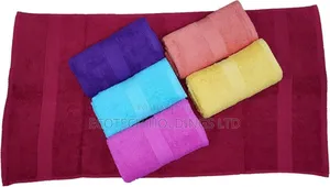 Soft Cotton Coloured Bath Towels 90 by 150 Tf4
