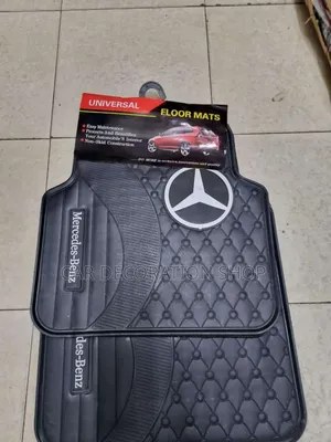 White Logo Mercedes-Benz Labelled Dust Mats