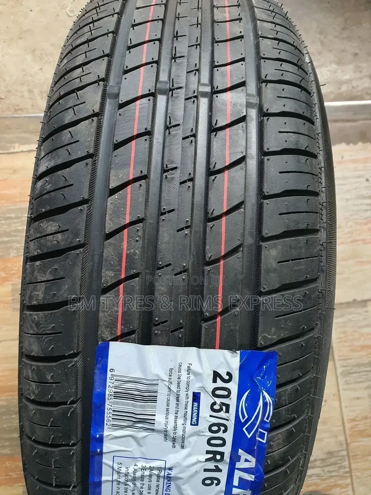 205 /60 R16 ALFAMOTORS TYRES (New Technology)