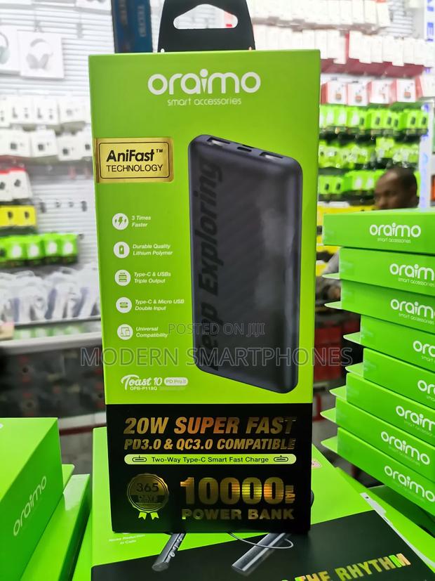 ORAIMO 10000mah Power Bank - thumbnail 3