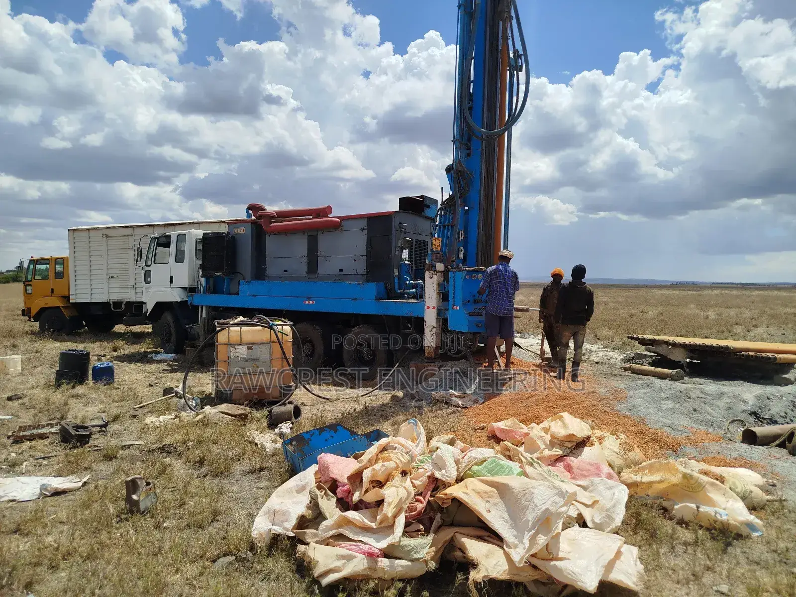 Borehole Drilling at Kimana
