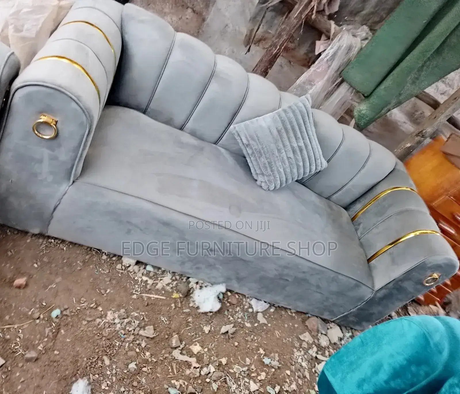 Grey Three Seater Ready at Fair Price