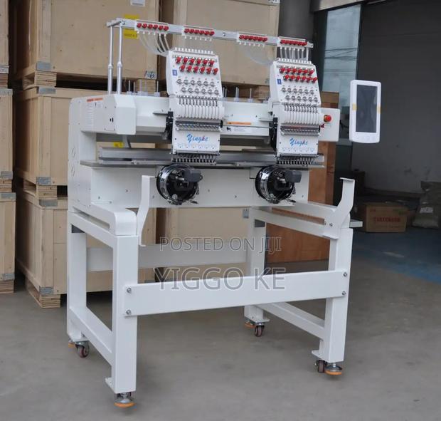 Amazing Offer 2 Head 9 Needles Embroidery Machine - main view