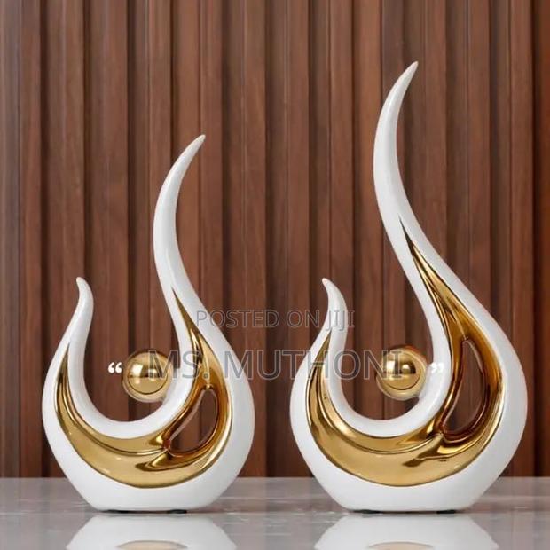 2pcs Set Decoration Ornament Statue Decor - main view
