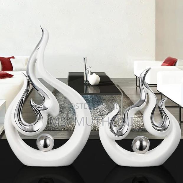 2pcs Set Decoration Ornament Statue Decor - thumbnail 6