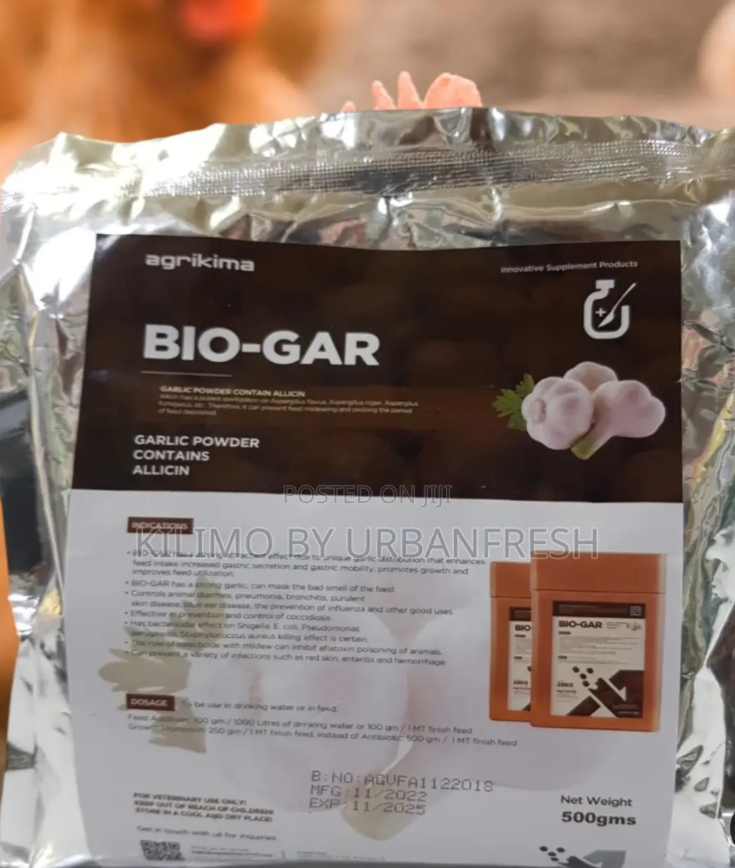 BIO-GAR (Garlic Powder Containing Allicin) 250g