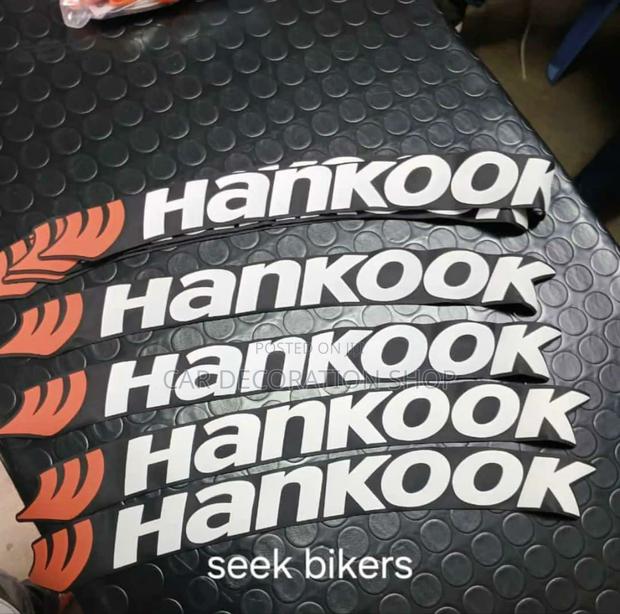 Bike/ Vehicles Hankook Decoration Tyre Stickers