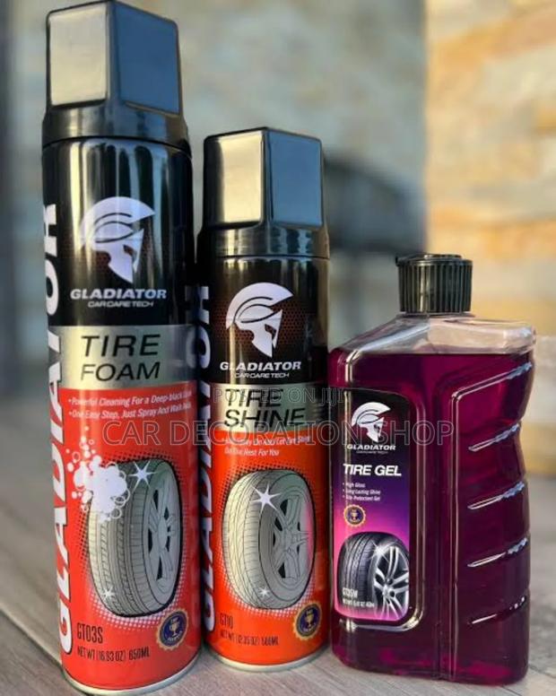 3in1 Gladiator Tire Care Foam,Shine,Gel