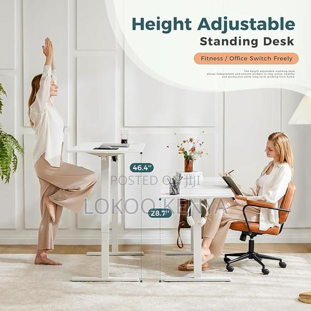 Office Desk :Ergonomic Adjustable Electric Office Desk - thumbnail 2