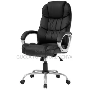 Office Chairs: Executive PU Leather Task Chair With Armrest