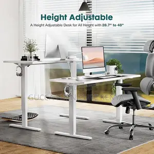 Office Tables: Ergonomic Rising Sit Stand Computer Table