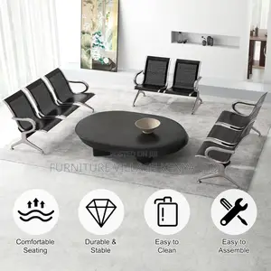 Office Reception Benches; 3 Seat Waiting Room Chairs