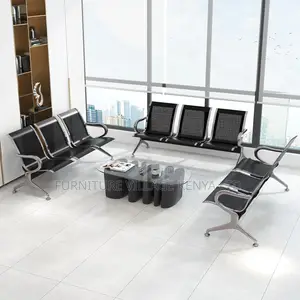 Office Reception Benches; 3 Seat Waiting Room Chairs