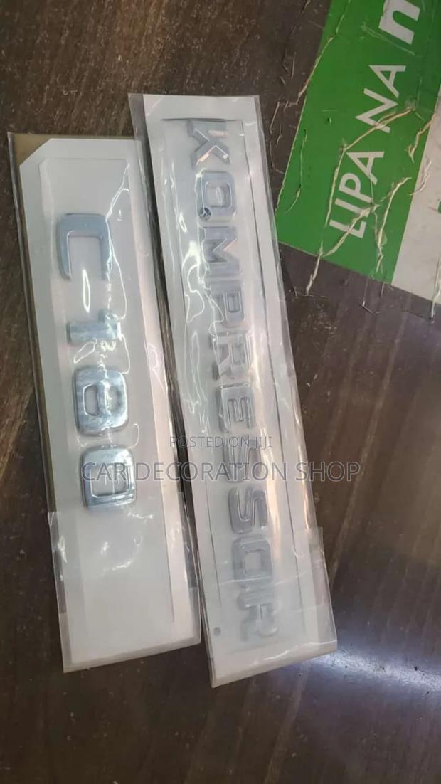 KOMPRESSOR or C180 Mercedes Boot Badges