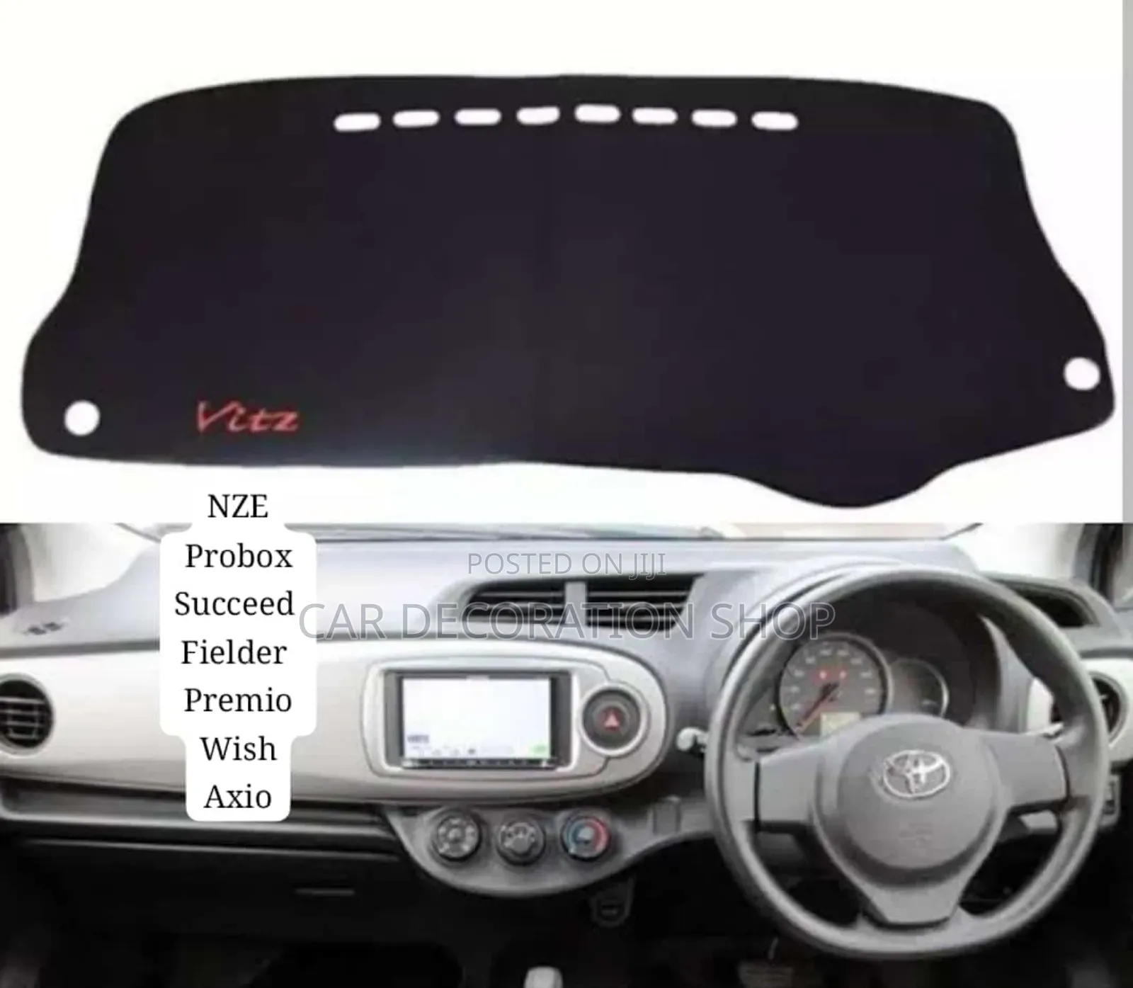 Nze,Probox,Vitz,Axio,Fielder,Premio, Wish,Dashboard Cover
