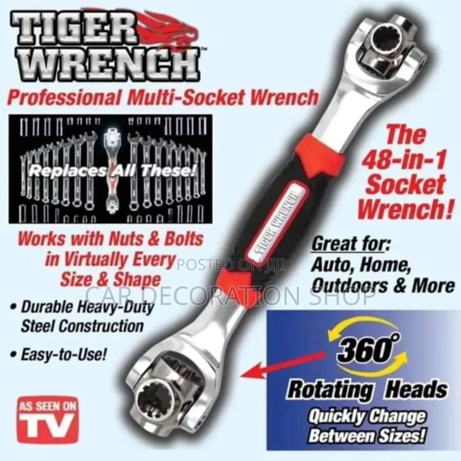 Double Sided Professional Multi Socket Wrench