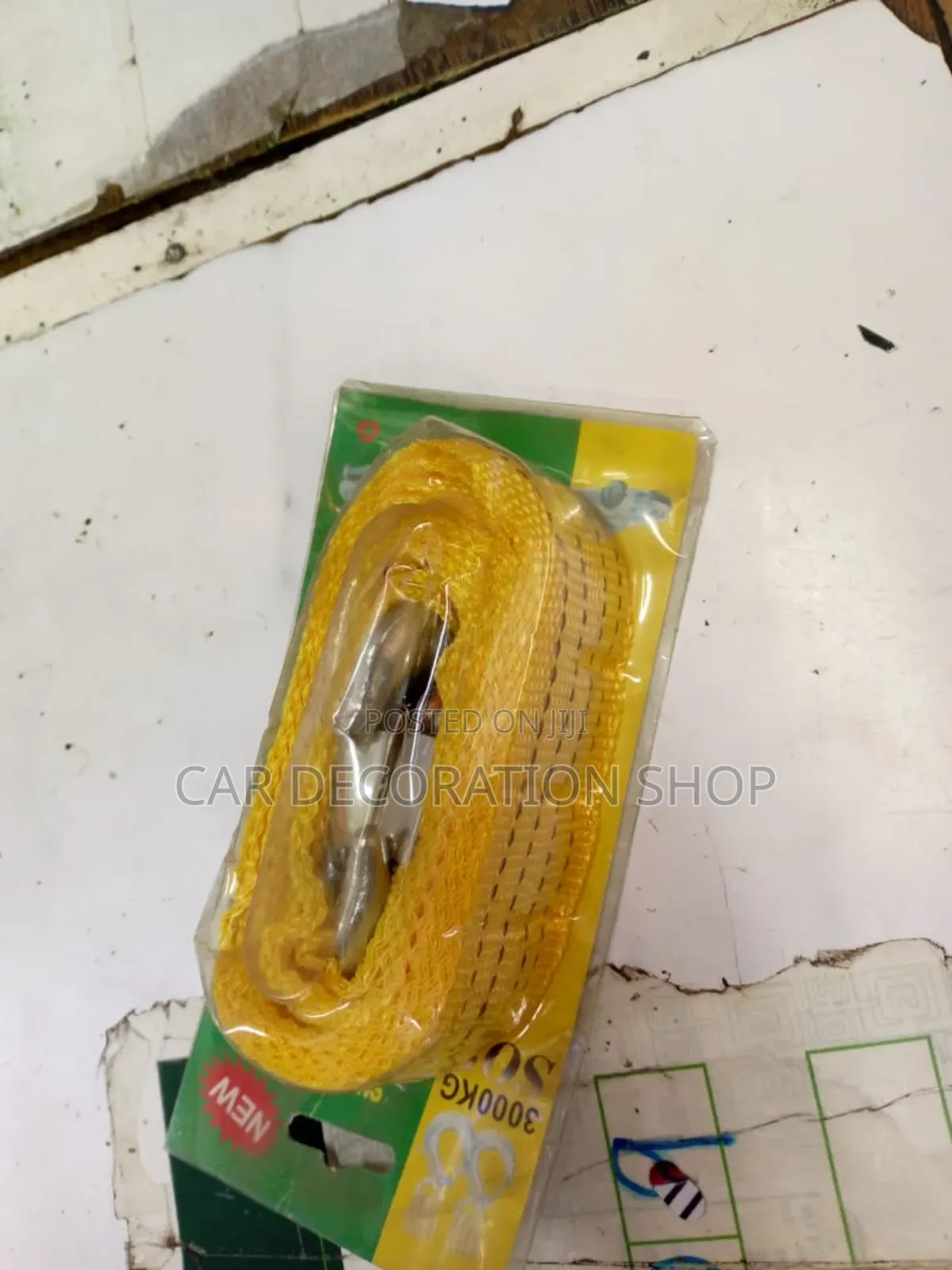 3ton Tow Strap With Double Hooks