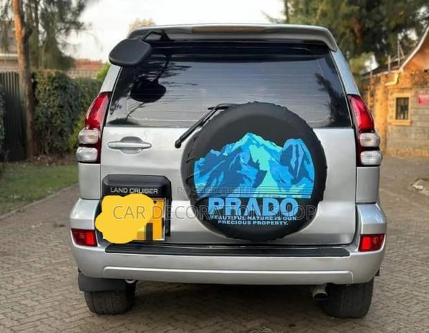 Prado 16" Boot Spare Tire Cover With Mountain Print