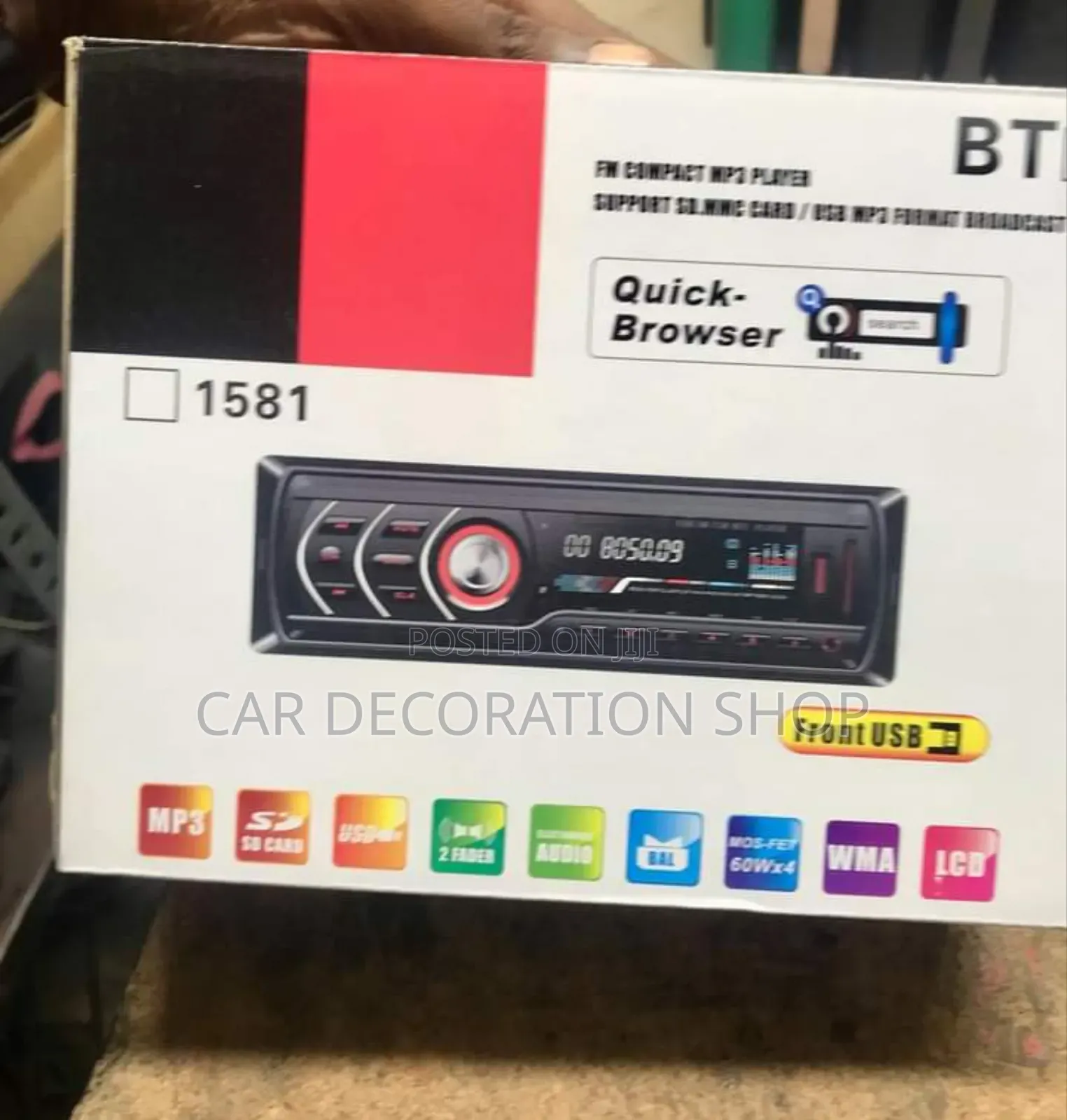 Complete Car Bluetooth Radio With USB Port Universal Fit
