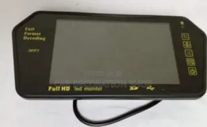 Led Screen 7" Rearview Mirror With Bluetooth+Mp5+Usb