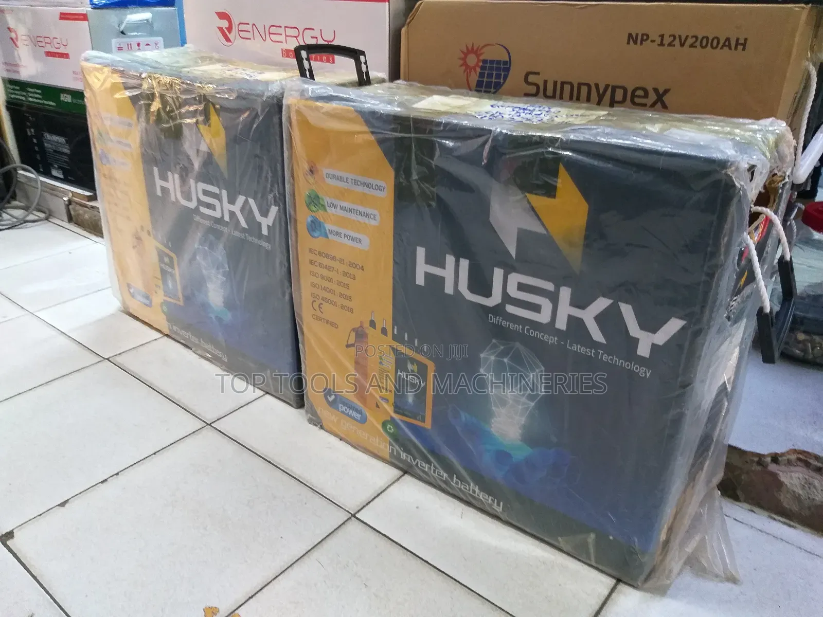 Brand New Husky 12V200AH Tall Tubular Solar Battery