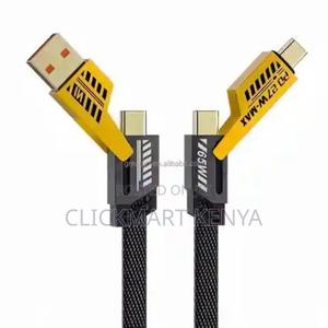 4in1 USB Fast Charging Cable for iPhone,Type C,Data 1M - main view