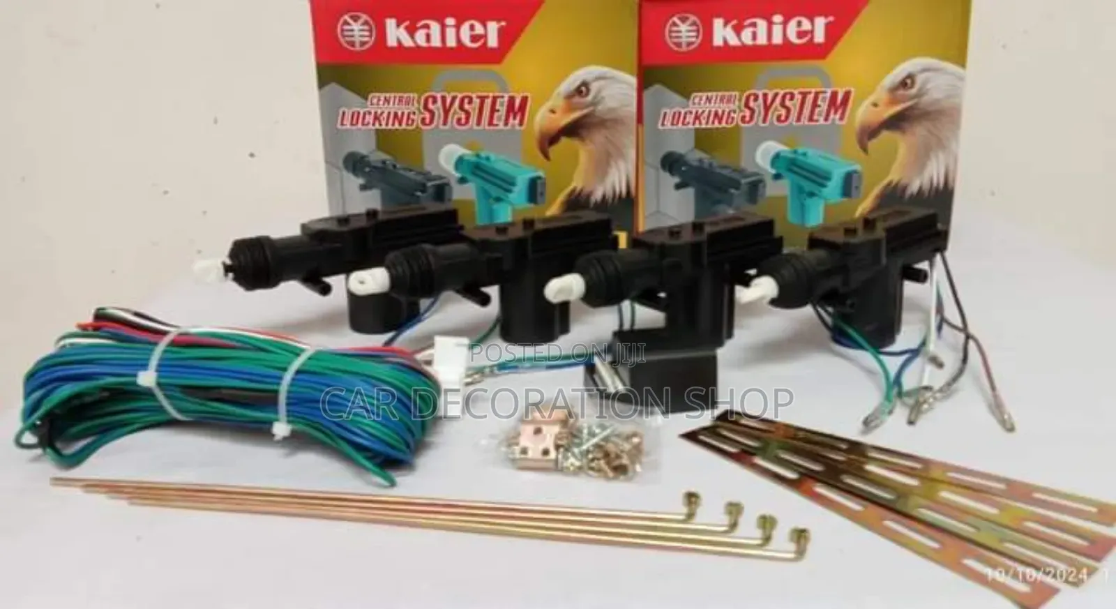 4pcs Black Car Doors Locking System