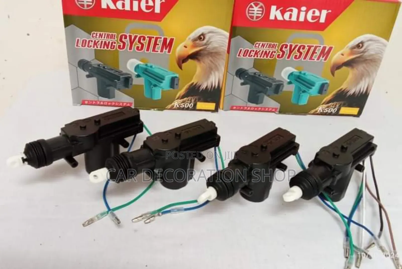 4pcs Black Car Doors Locking System