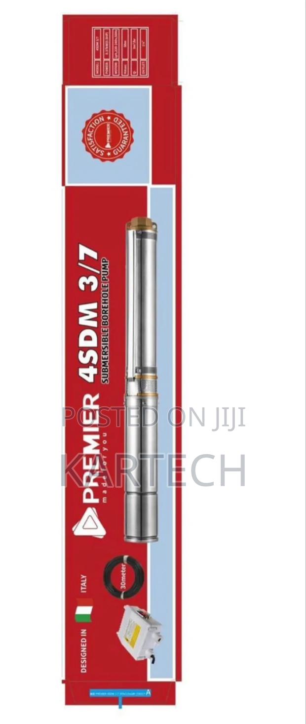 Premier Deep Well Submersible Pump 0.5hp 50M Head - main view